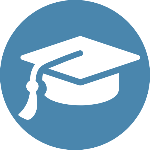 大学帽のロゴ画像